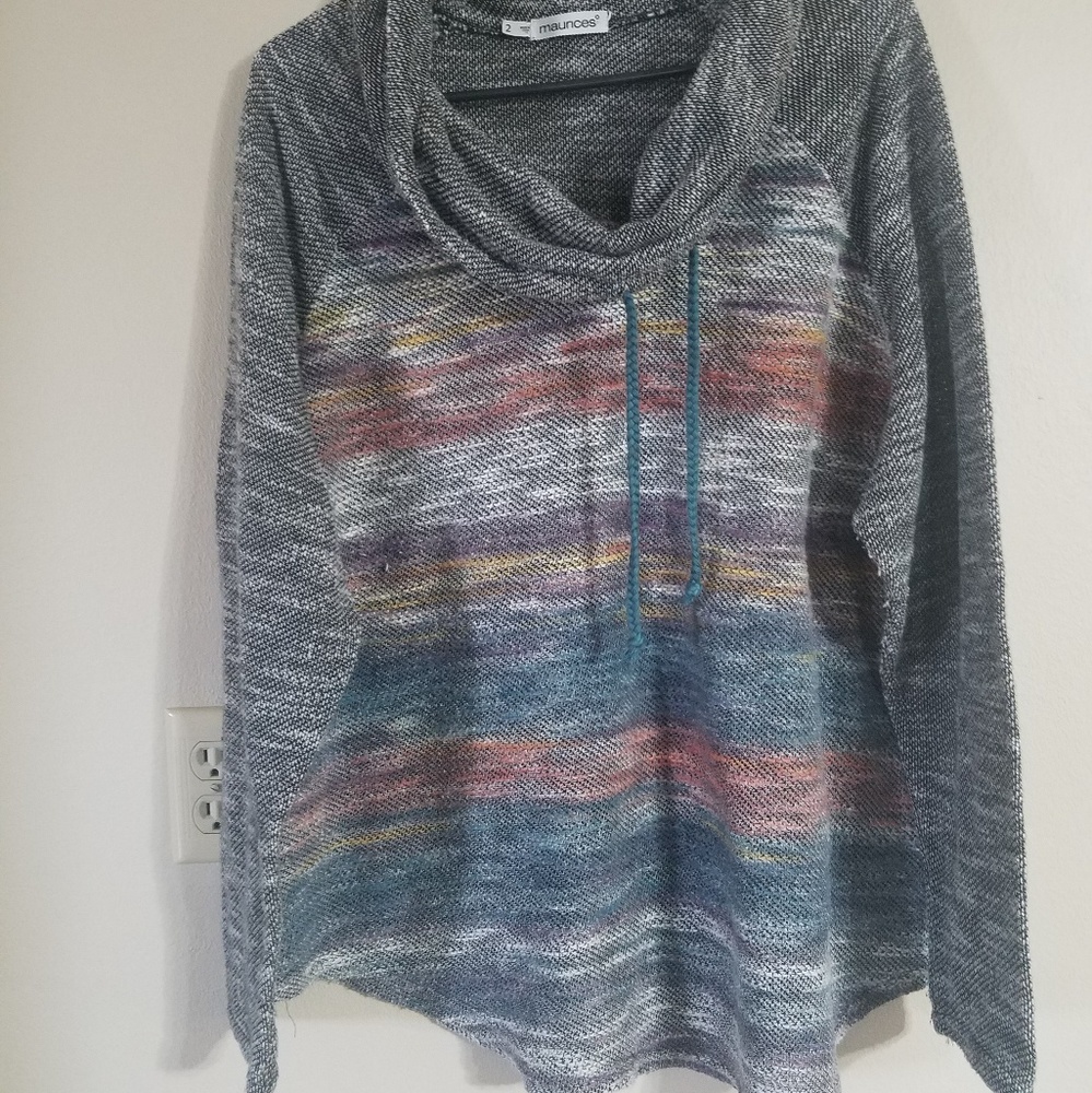 Sweater with cowl neck